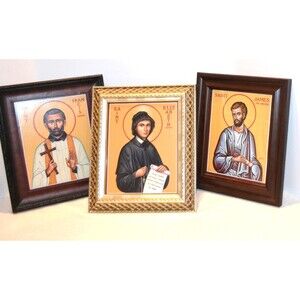 Religious Catholic Wall Decor Saints for Prayers Worship Framed